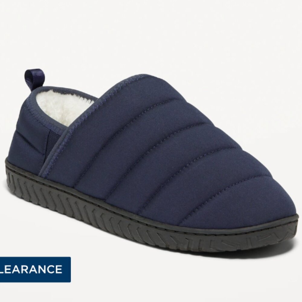 ISO : Nylon Puffer Slipper (Old Navy)